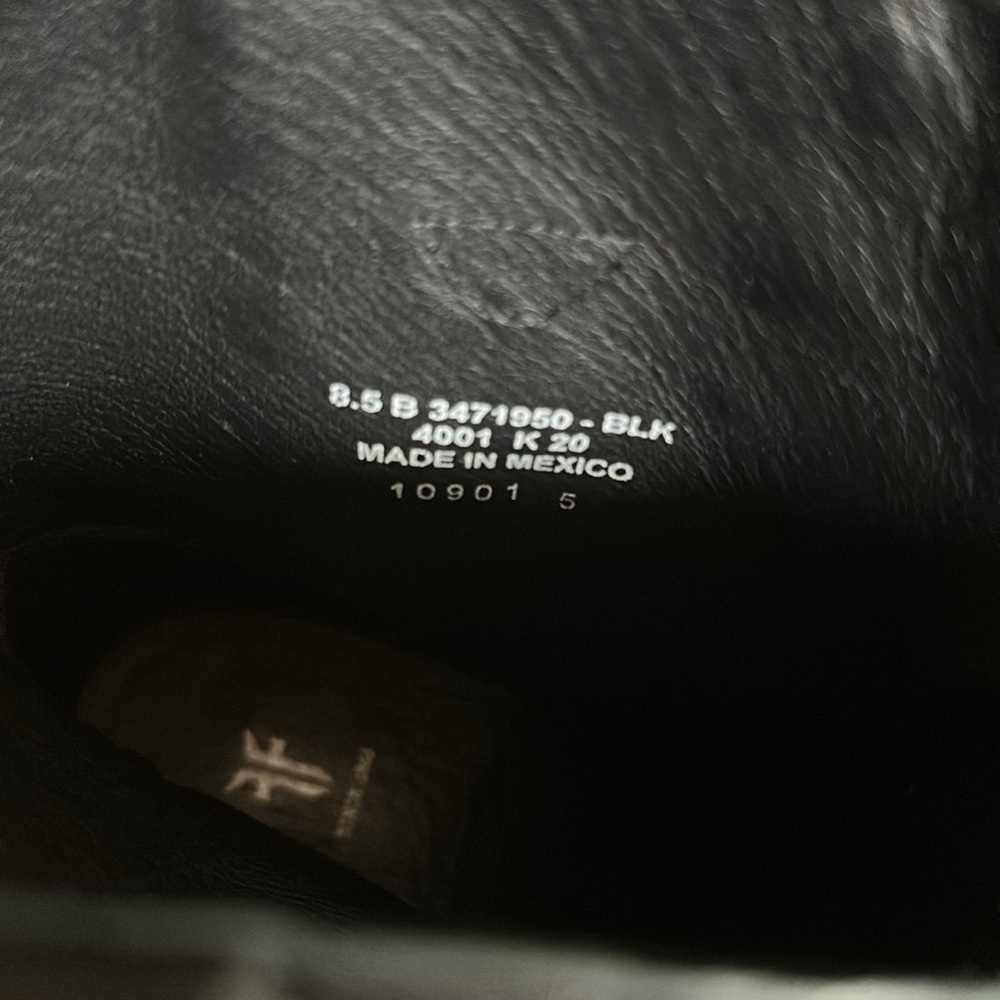Frye Black Studded Ankle Boots - Picture 10 of 14